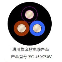 中型硅橡套软电缆